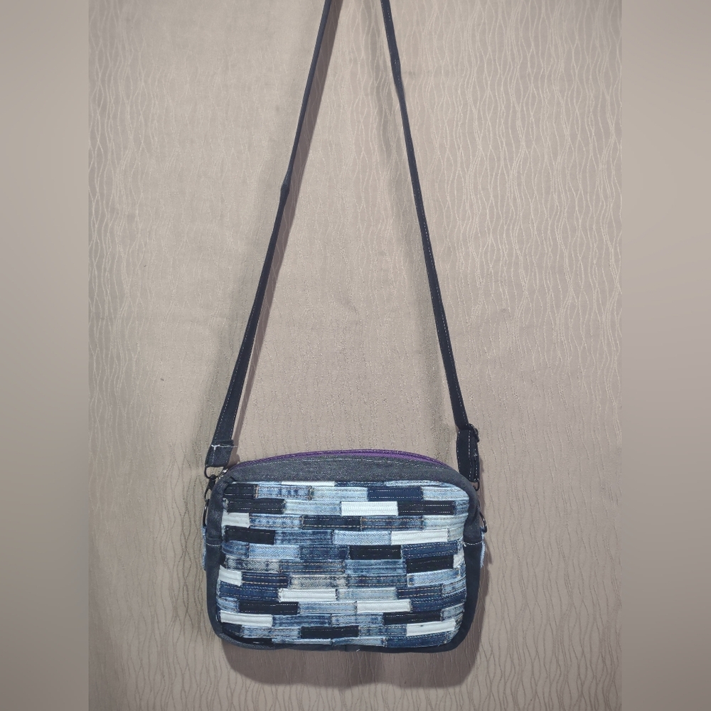 Handmade Upcycled Denim Bag 16